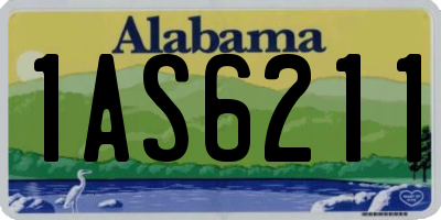 AL license plate 1AS6211