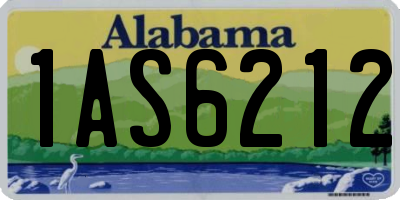 AL license plate 1AS6212
