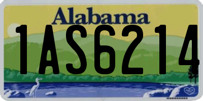 AL license plate 1AS6214