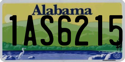 AL license plate 1AS6215