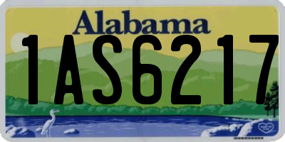 AL license plate 1AS6217