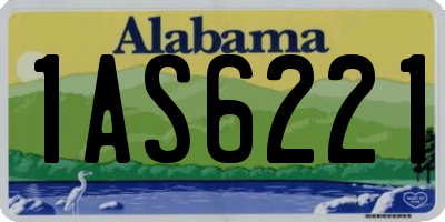 AL license plate 1AS6221