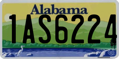 AL license plate 1AS6224