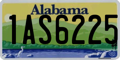 AL license plate 1AS6225