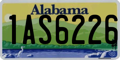 AL license plate 1AS6226