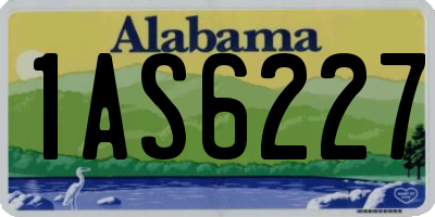 AL license plate 1AS6227