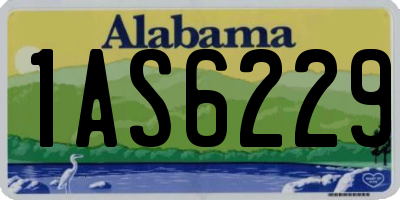 AL license plate 1AS6229