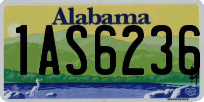 AL license plate 1AS6236