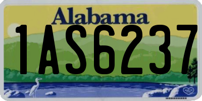 AL license plate 1AS6237
