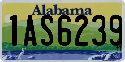 AL license plate 1AS6239