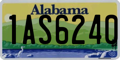 AL license plate 1AS6240