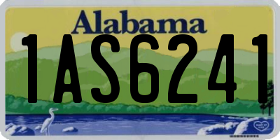 AL license plate 1AS6241