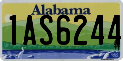 AL license plate 1AS6244