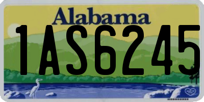 AL license plate 1AS6245