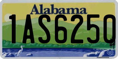 AL license plate 1AS6250