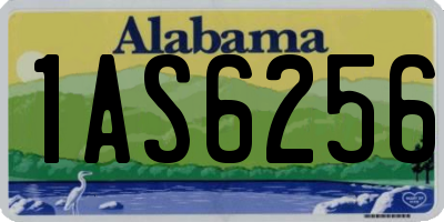 AL license plate 1AS6256