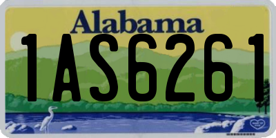 AL license plate 1AS6261