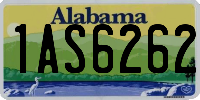 AL license plate 1AS6262