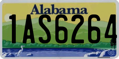 AL license plate 1AS6264