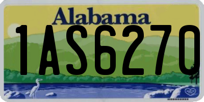 AL license plate 1AS6270
