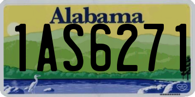 AL license plate 1AS6271