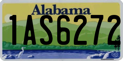 AL license plate 1AS6272