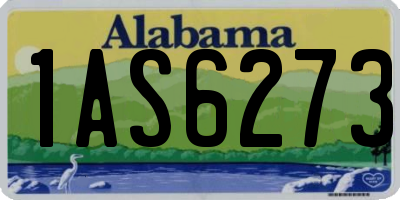 AL license plate 1AS6273