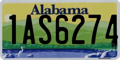 AL license plate 1AS6274