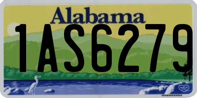 AL license plate 1AS6279