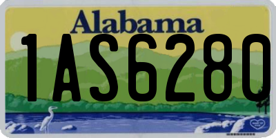 AL license plate 1AS6280