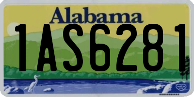 AL license plate 1AS6281