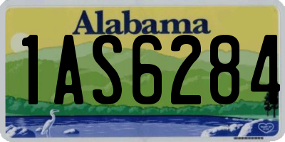 AL license plate 1AS6284