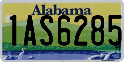 AL license plate 1AS6285
