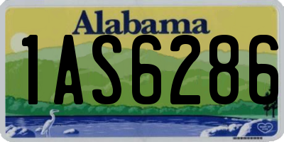 AL license plate 1AS6286