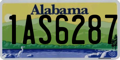 AL license plate 1AS6287