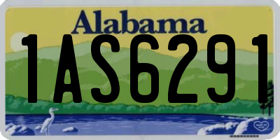 AL license plate 1AS6291