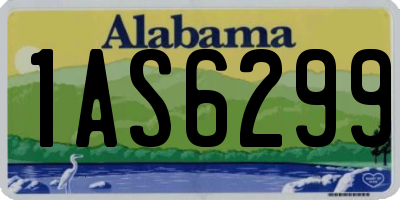 AL license plate 1AS6299