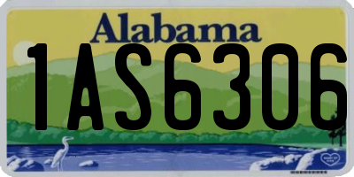 AL license plate 1AS6306