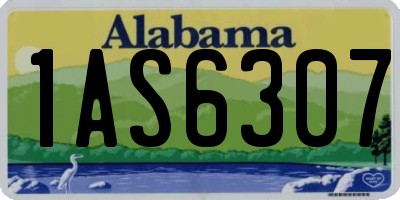 AL license plate 1AS6307