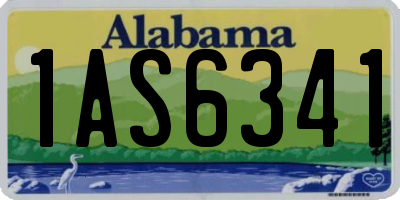 AL license plate 1AS6341