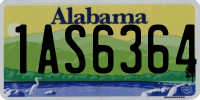 AL license plate 1AS6364