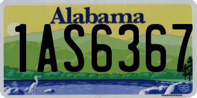 AL license plate 1AS6367