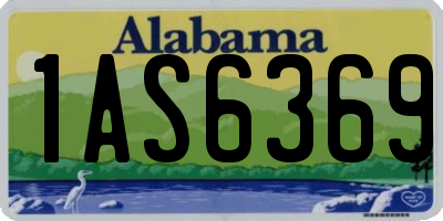 AL license plate 1AS6369
