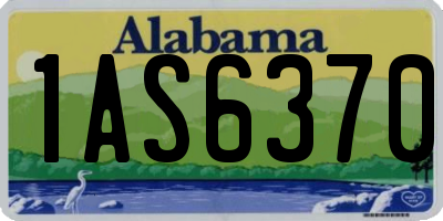 AL license plate 1AS6370