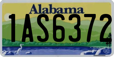 AL license plate 1AS6372