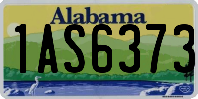 AL license plate 1AS6373