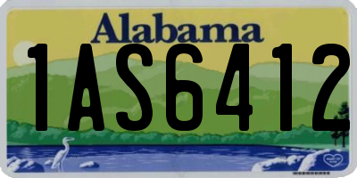 AL license plate 1AS6412