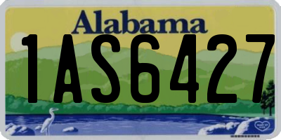 AL license plate 1AS6427