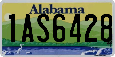 AL license plate 1AS6428