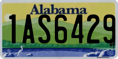 AL license plate 1AS6429